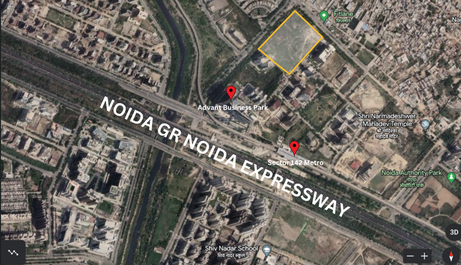 Exact location of Splendor Group's new commercial project in Noida